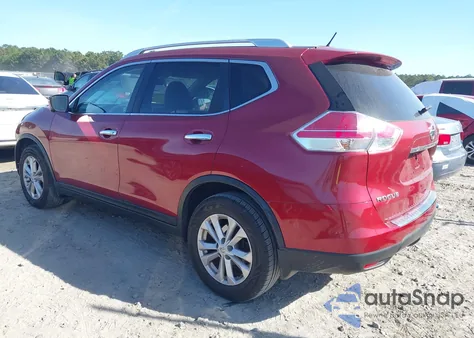 2015 Nissan Rogue Sv z USA, uszkodzony, nr VIN KNMAT2MTXFP501635